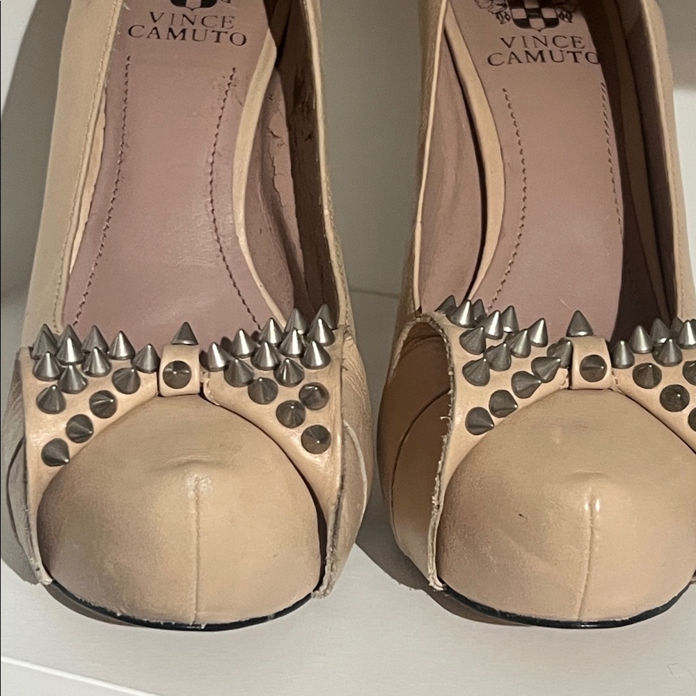 Vince Camuto Jamma Studded Crinkle Pumps - Picture 9 of 16